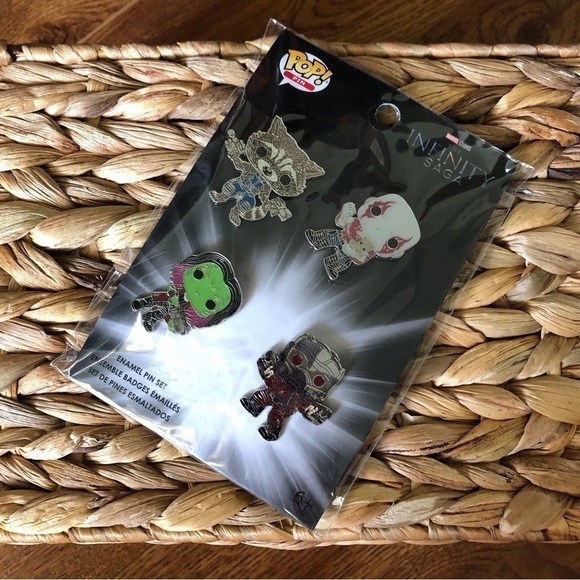 Funko Pop Marvel “The Infinity Saga” Guardians of the Galaxy pin set 4ct. - Picture 1 of 4